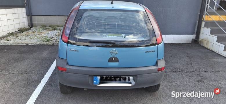 OPEL CORSA C HATCHBACK 10 12V BASE START 2001 Rok produkcji 2001 Siemianowice Śląskie sprzedam