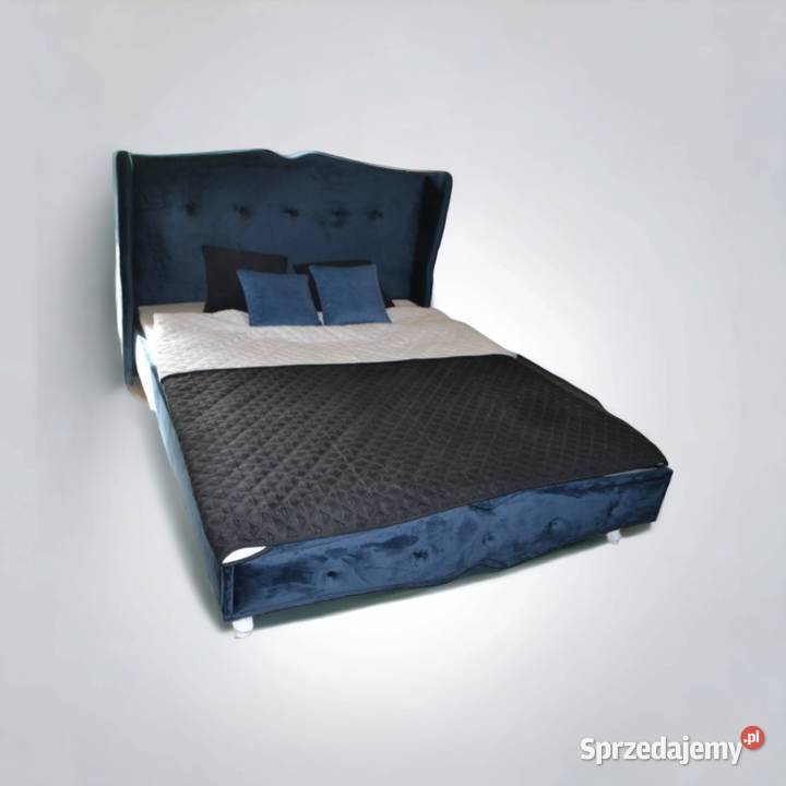 Stylowe łóżko LUDWIKOWSKIE GLAMOUR 160x200 Tkanina Okzaja