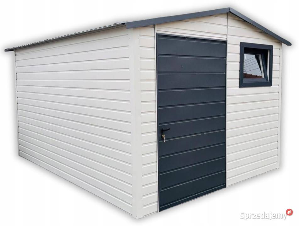Schowek ogrodowy 25x3 biały antracyt dach małopolskie Jodłownik
