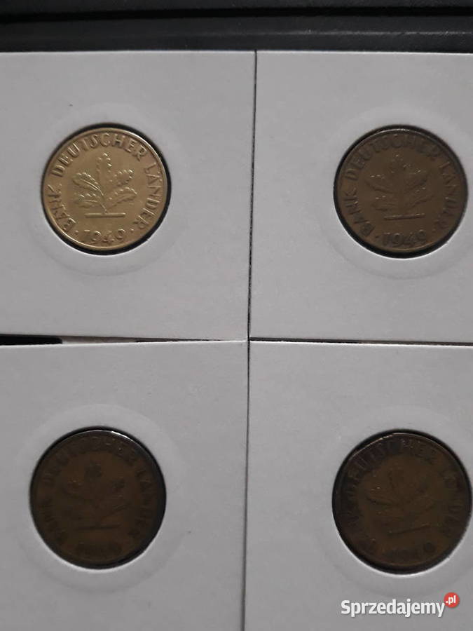 10 Fenigów RFN 1949 r men FFFJ Konin