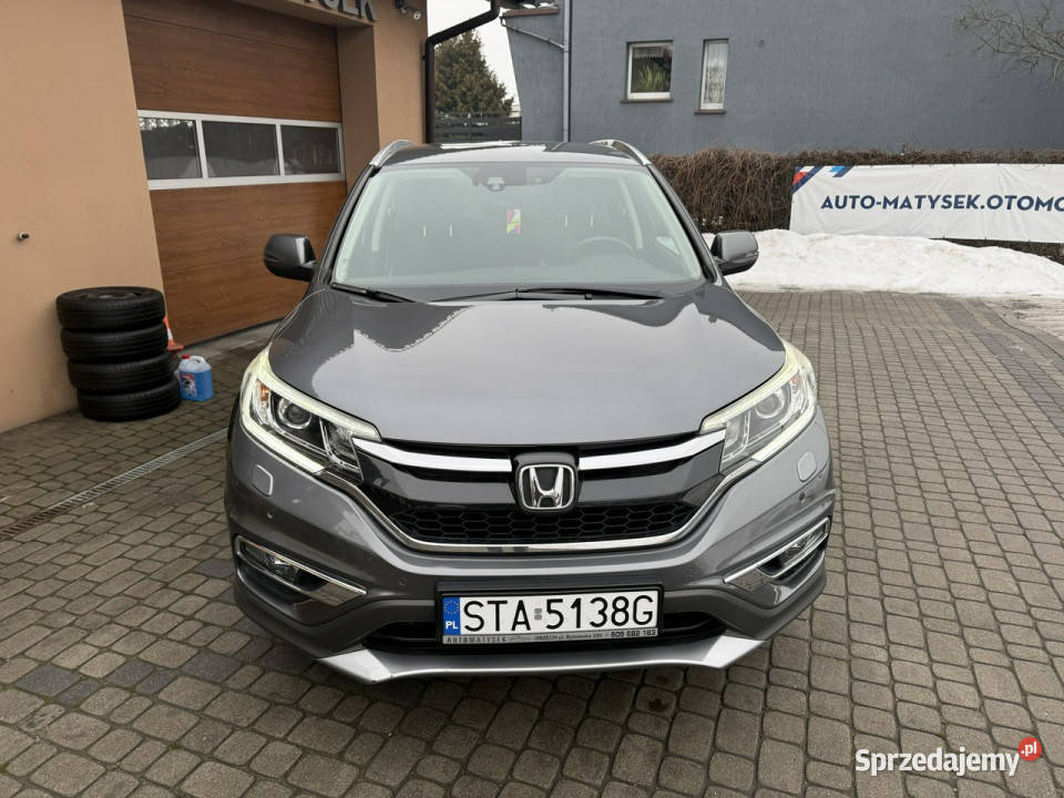 Honda CRV 16 iDTEC 120 Klima Kamera Xenony Opony śląskie Orzech