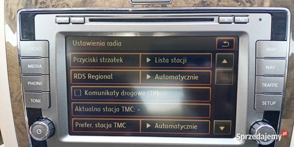 Polskie Menu Lektor Mapa Volkswagen VW RNS 810 Dębica