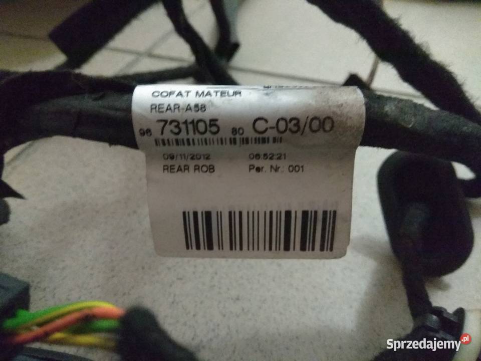 Citron C3 Picasso Exclusive wiązka elektryczna Toruń