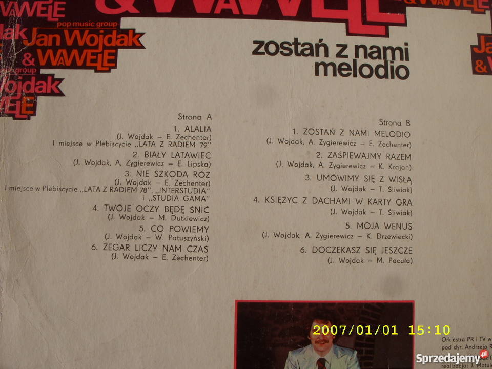LP Pop J WOJDAK WAWELEZOSTAN Z NAMI Wołów