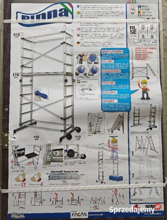 Wynajem RUSZTOWAŃ i DRABIN aluminiowych Szczecin