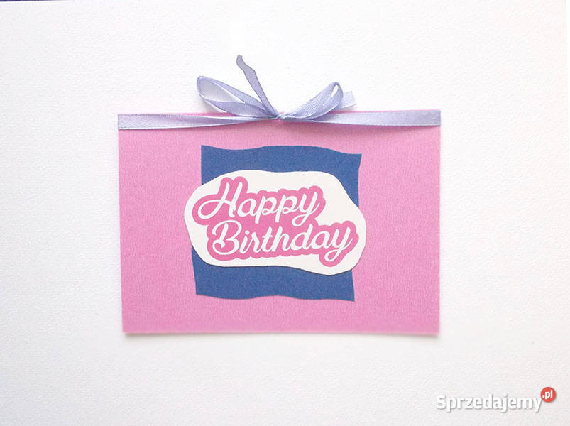 urodziny kartka, różowa kartka urodzinowa, kartka dziewczyna