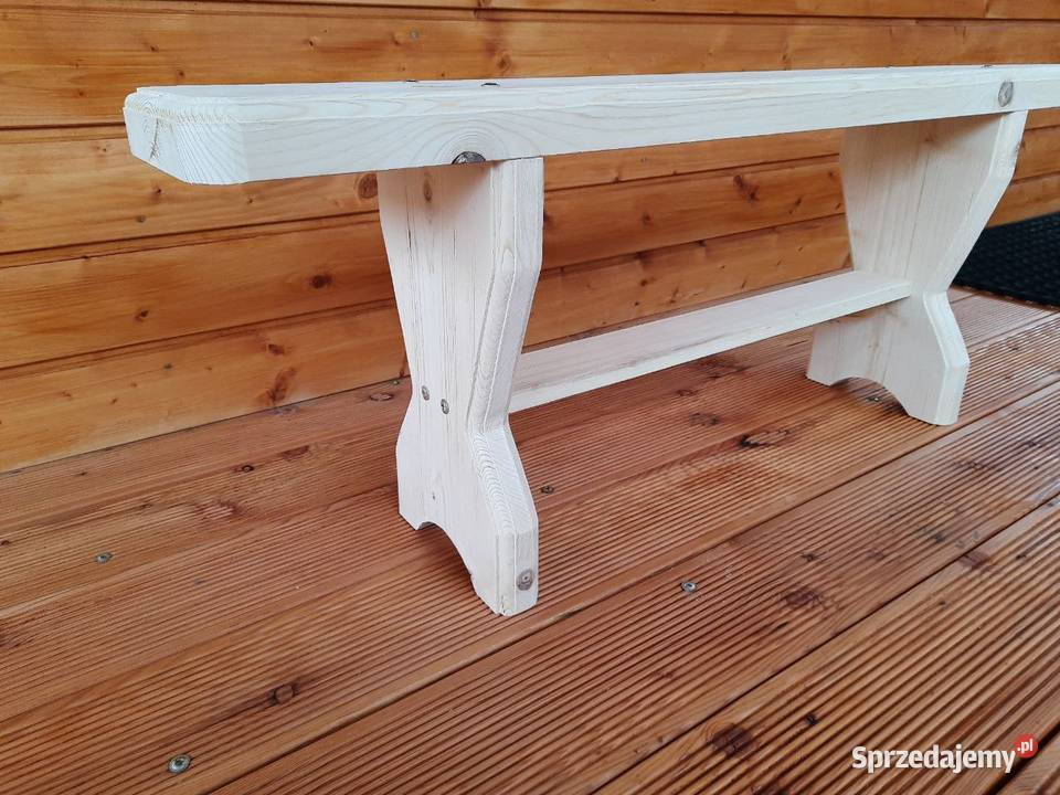 Ławka drewniana ogrodowa świerkowa Miechów