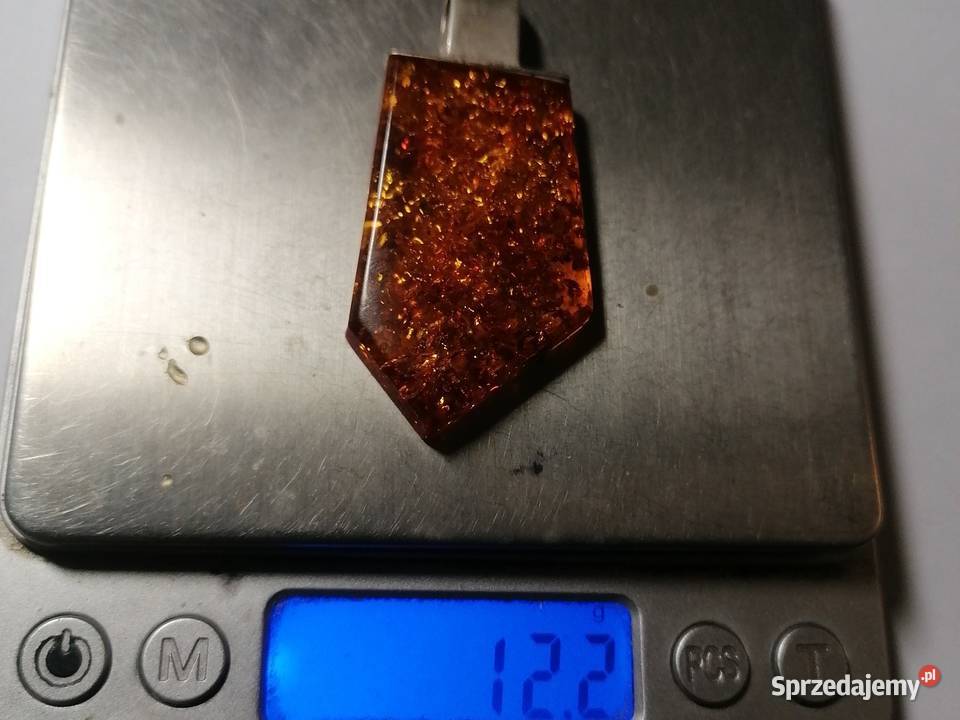 Zawieszka Bursztyn 925 srebrne Białystok sprzedam