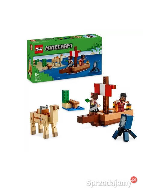 LEGO 21259 Minecraft Rejs statkiem pirackim Pabianice sprzedam