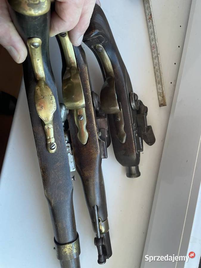 Pistolety skałkowe repliki Czaplinek