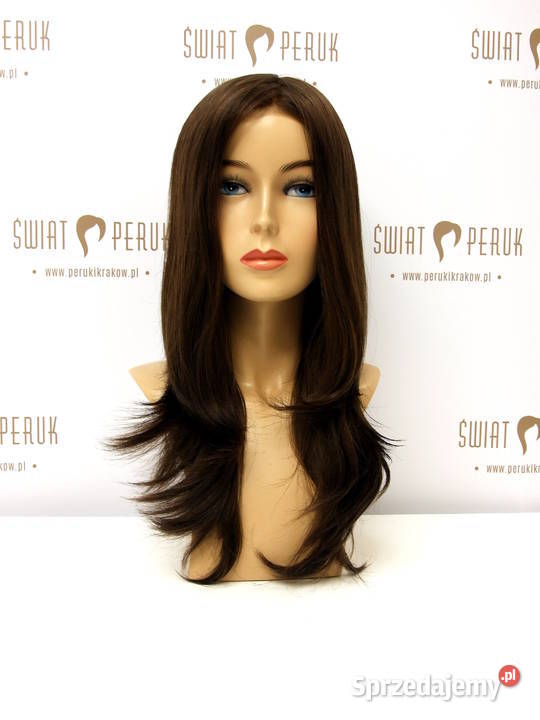 Peruka długa z włosa naturalnego Pierzchnica