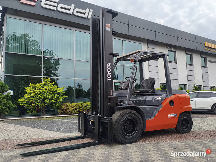 Wózek widłowy Toyota 408FD45N 5 ton duplex 5 m Wózki widłowe małopolskie Kęty