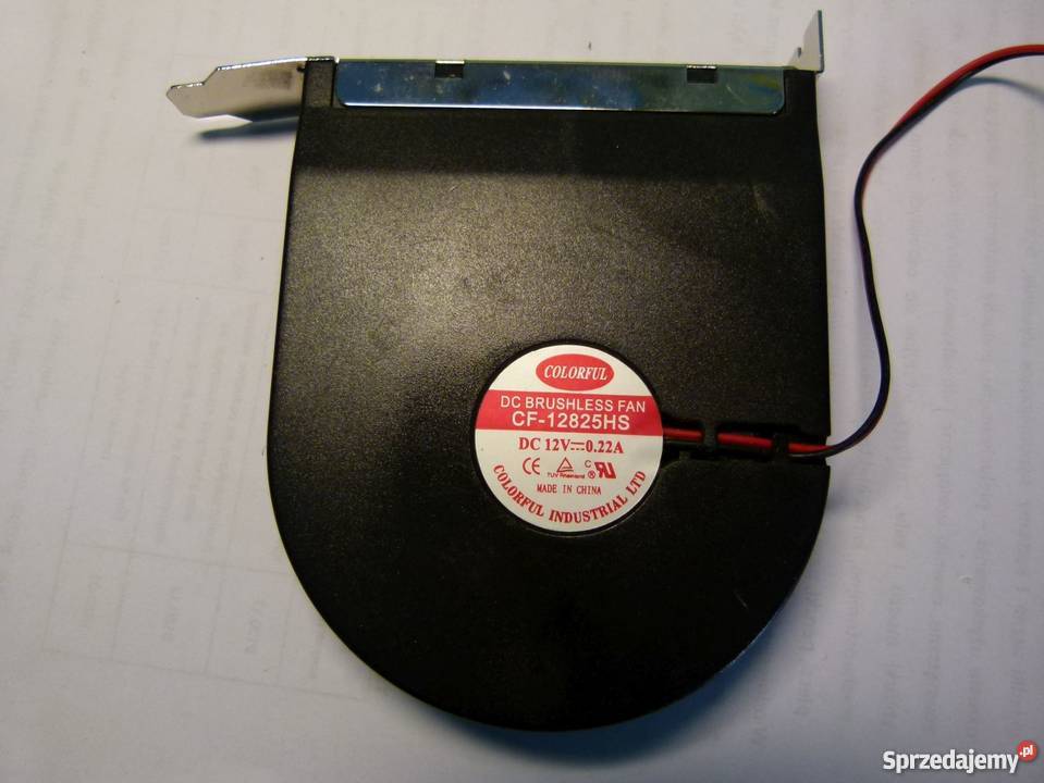 Wentylator komputerowy do obudowy na śledziu sprzedam