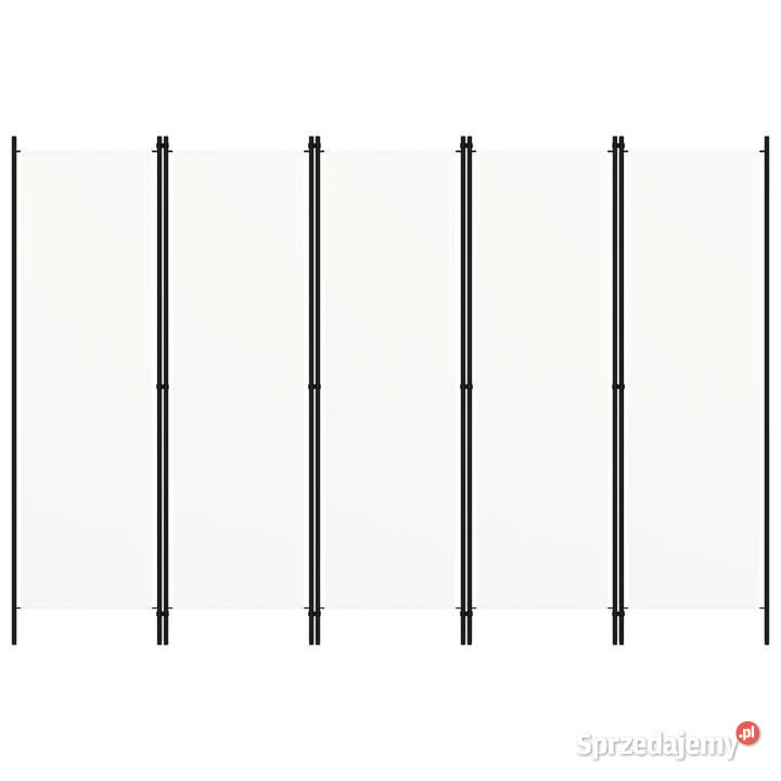 Parawan 5panelowy biały 250 x 180 WM320723 Warszawa