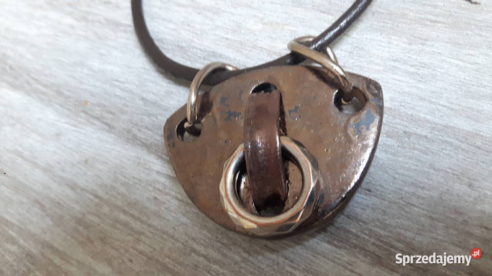 Naszyjnik ceramiczny ręcznie wykonany mazowieckie