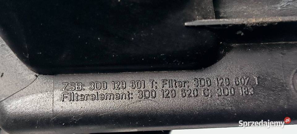 OBUDOWA FILTRA VOLKSWAGEN PHAETON 3D0129620C Lipno