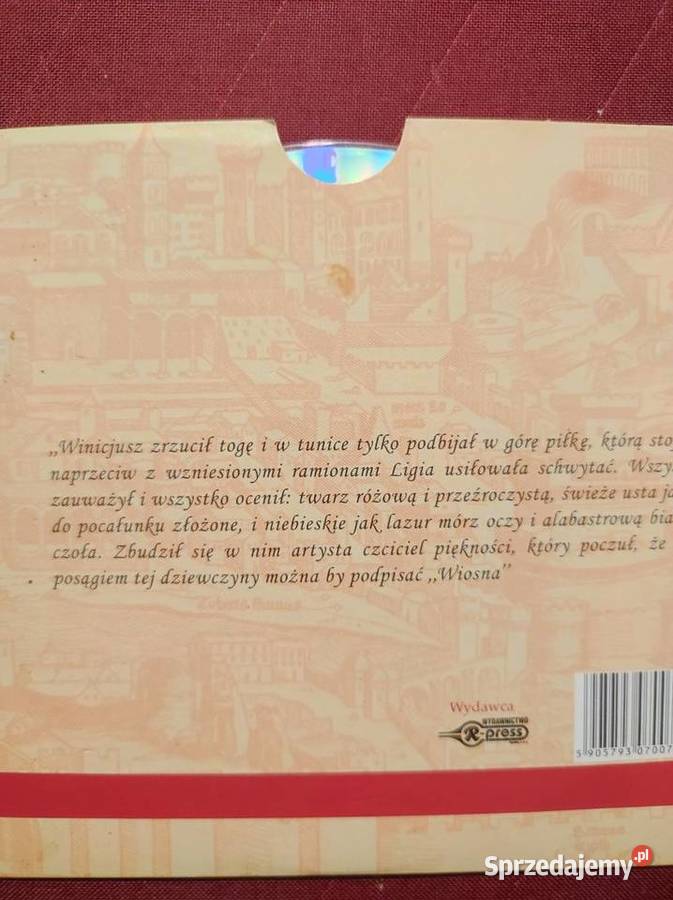 Płyta CD audiobook powieść Henryk Sienkiewicz Kielce