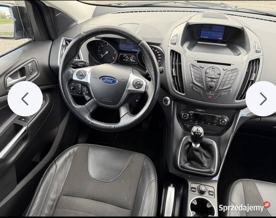 Ford Kuga 4x4 2014 pół skóra z Niemiec super dolnośląskie Jelenia Góra