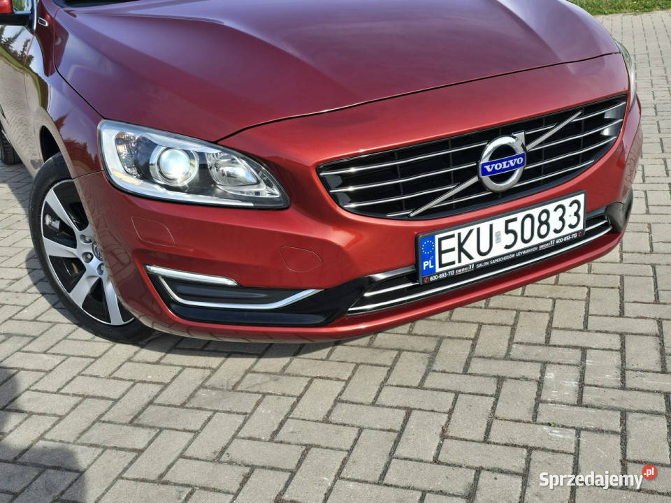 Volvo V60 24D6 HybrydaSkóryKolorowa NaviSuper centralny zamek V60 Kutno sprzedam