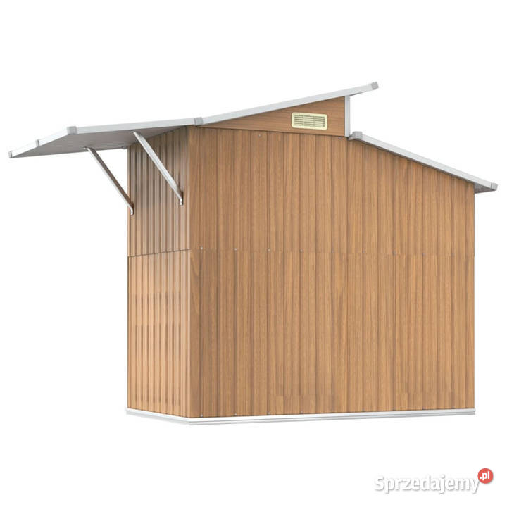 Szopa ogrodowa brązowa 270x130x2085 stal Dom i Ogród Warszawa sprzedam