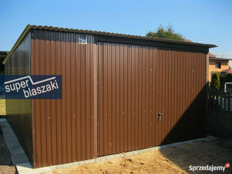 Garaże Blaszane 4x5 blaszak RAL Śląsk dowóz i Garaże i miejsca postojowe