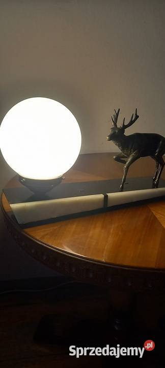 Lampka z jeleniem w stylu Art Deco Skierniewice
