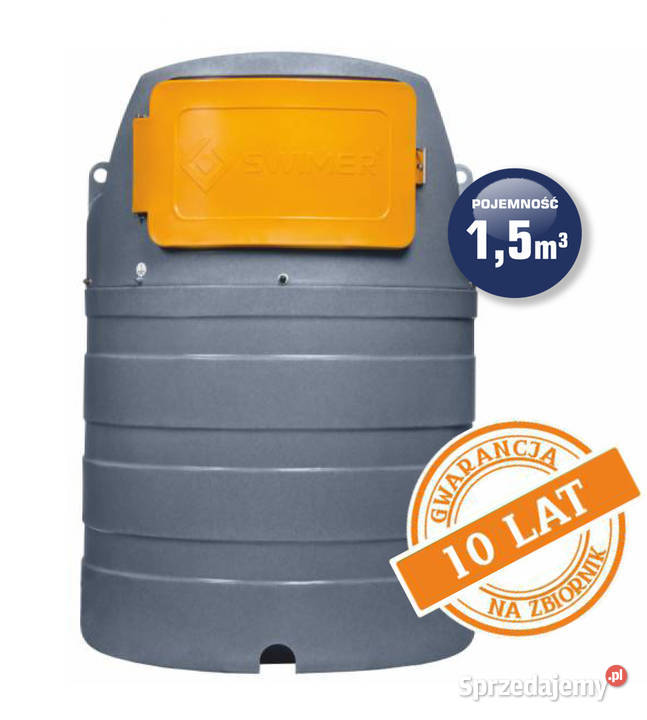 Zbiornik dwupłaszczowy na ON 1500L Basic Swimer Oleśnica