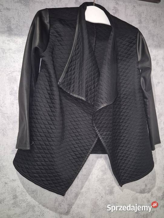 Narzutka damska czerń pikowana 38M Bez wzoru Łódź sprzedam
