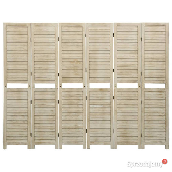Parawan pokojowy 6panelowy 210x165 drewno sprzedam