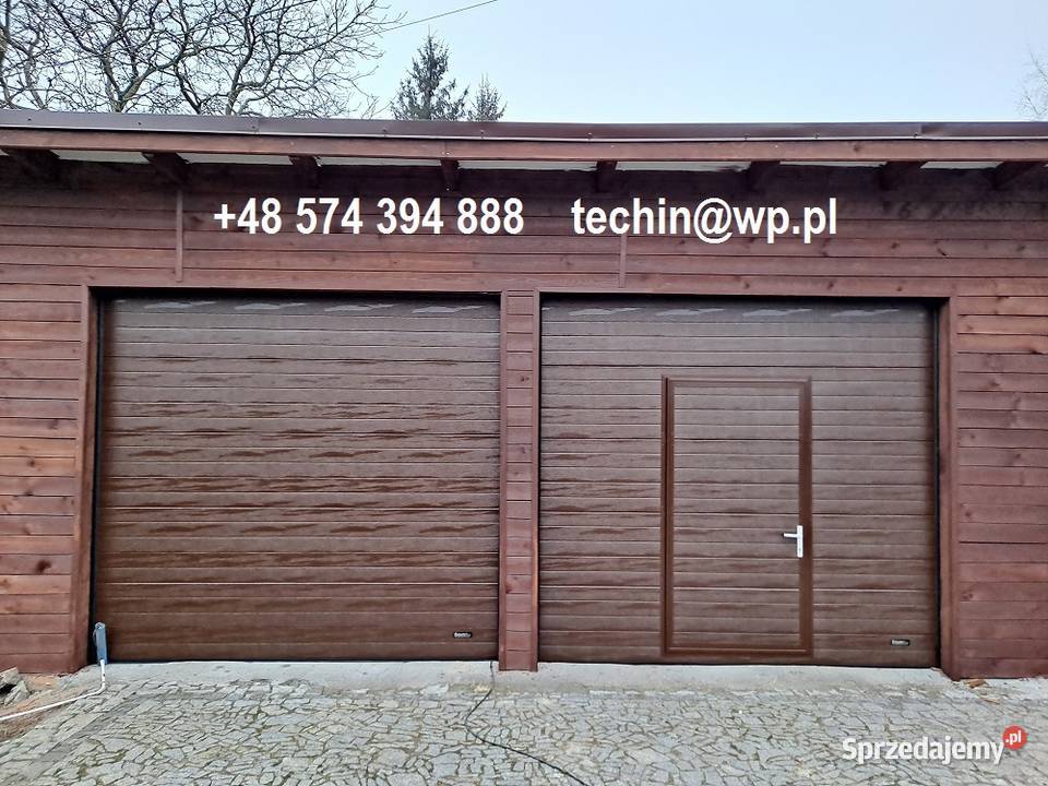 Drzwi garażowe panelowe Brama segmentowa Krótkie Gorzów Wielkopolski sprzedam