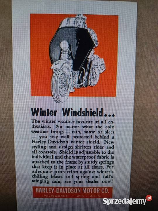 Harley WLA 1941 WL Panhead Knucklehead U Indian Bydgoszcz