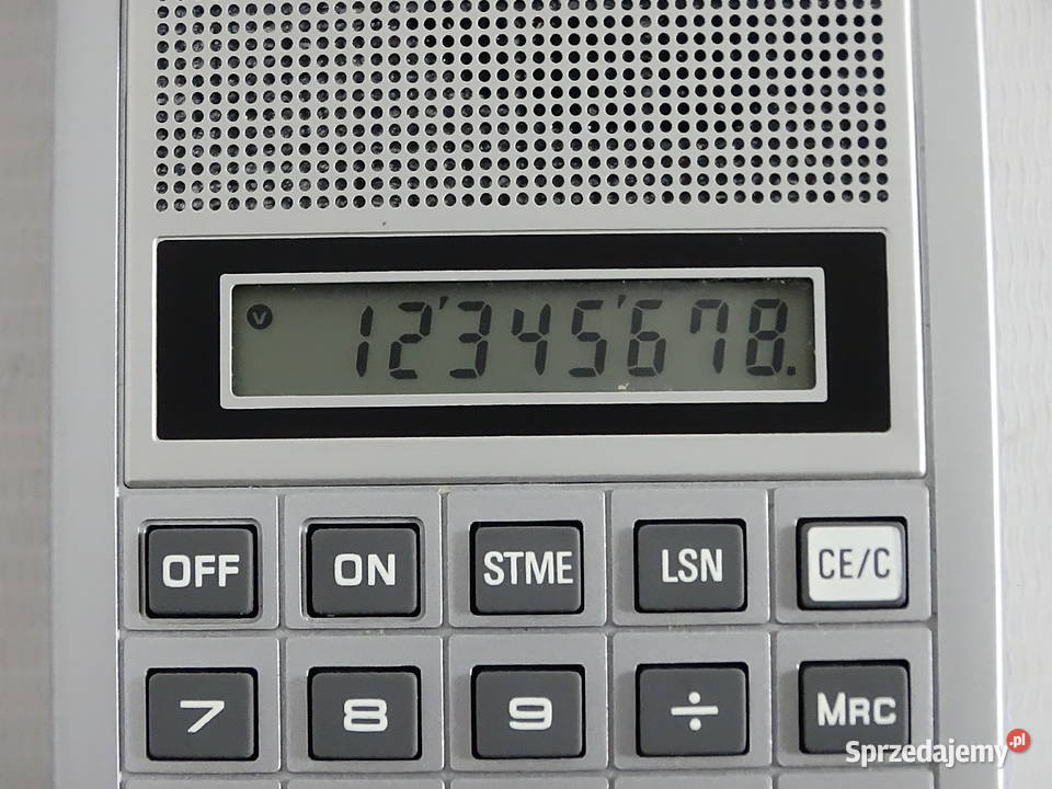 Unikatowy Kalkulator Mówiący Panasonic JE720U Biłgoraj