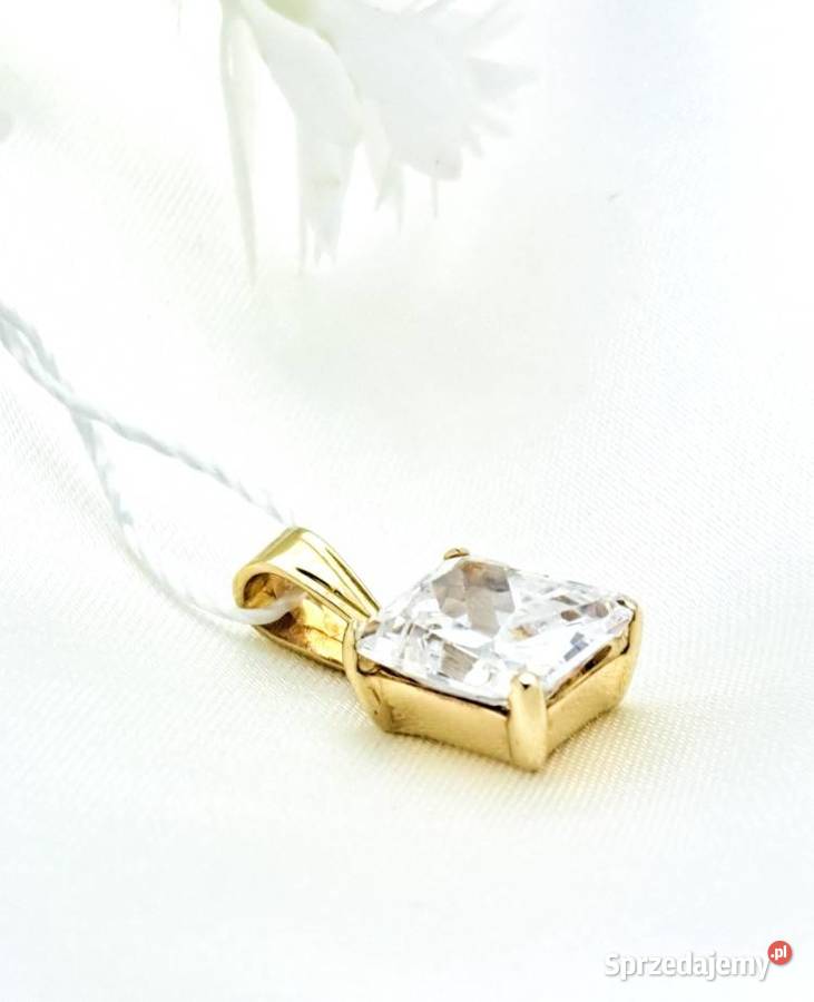 Wisiorek Złoty pr585 z kamieniem Z218 złote Pozostałe Zegarki i Biżuteria Poznań