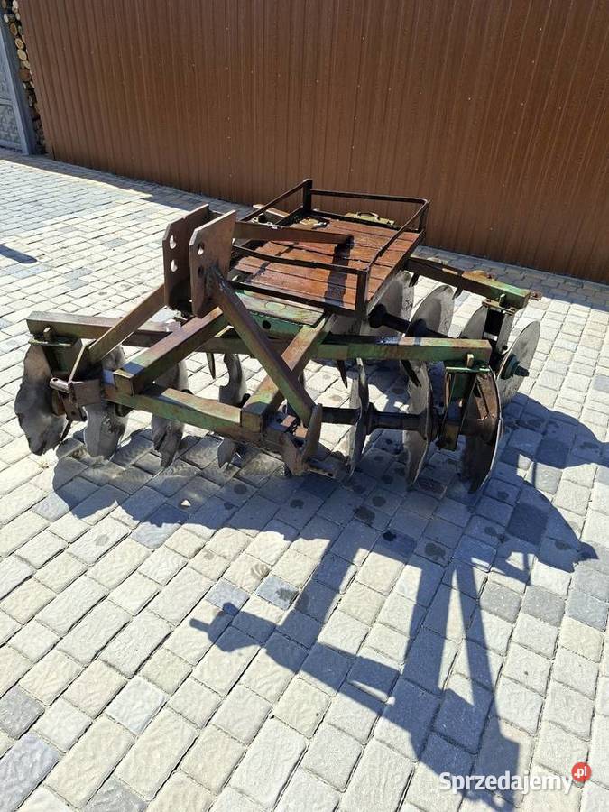 Brona talerzowa 18m m 8x8 sprawna tanio