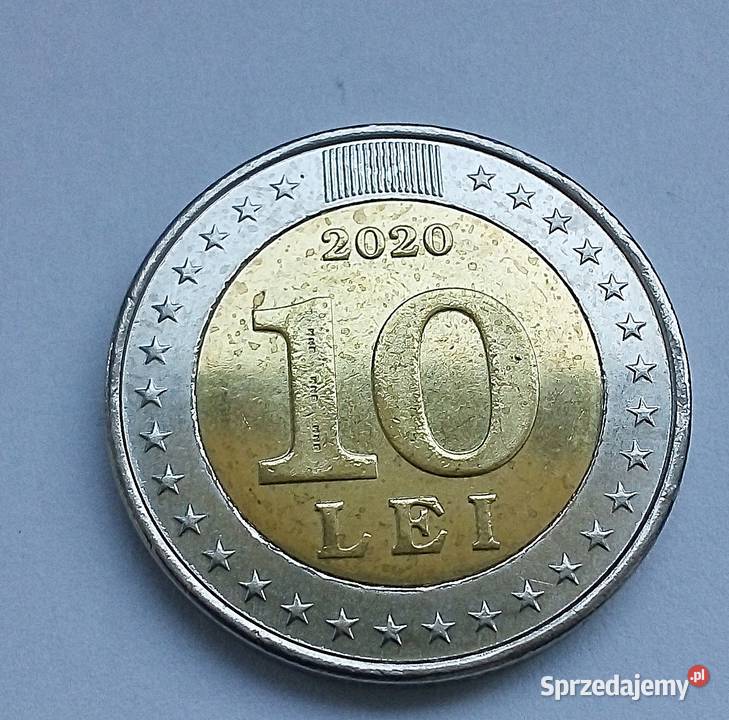 MOLDAWIA10 LEI2020 r ŁADNA Antyki, Sztuka, Kolekcje mazowieckie