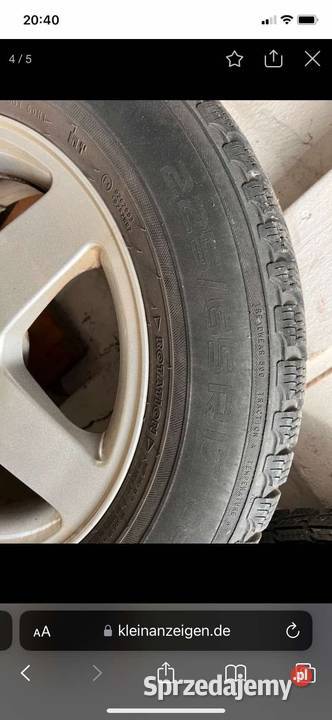 Alufelgi Honda Crv 225x65x17 aluminiowe Kielce sprzedam