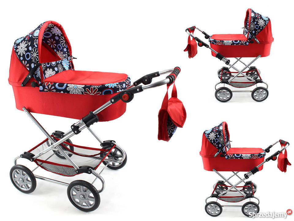 DUŻY WÓZEK LALKI GŁĘBOKI Torebka POLSKI Buczek