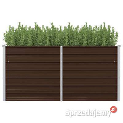 vidaXL Donica do podniesionej grządki brązowa