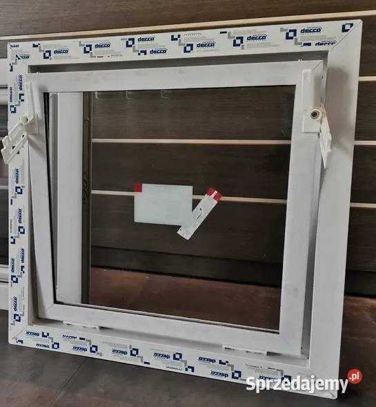 Nowe okna gospodarcze PCV uchylne bez metalu 88cm Osowiec sprzedam