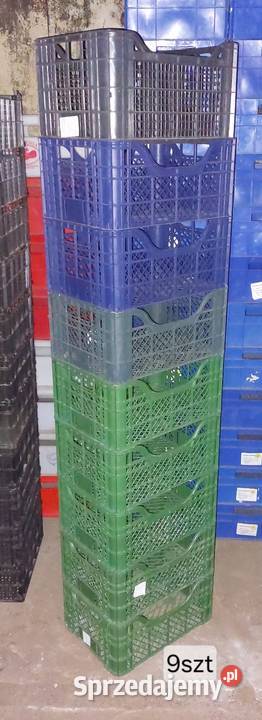 Skrzynki plastikowe 40x30x19 9 Skrzynki i opakowania
