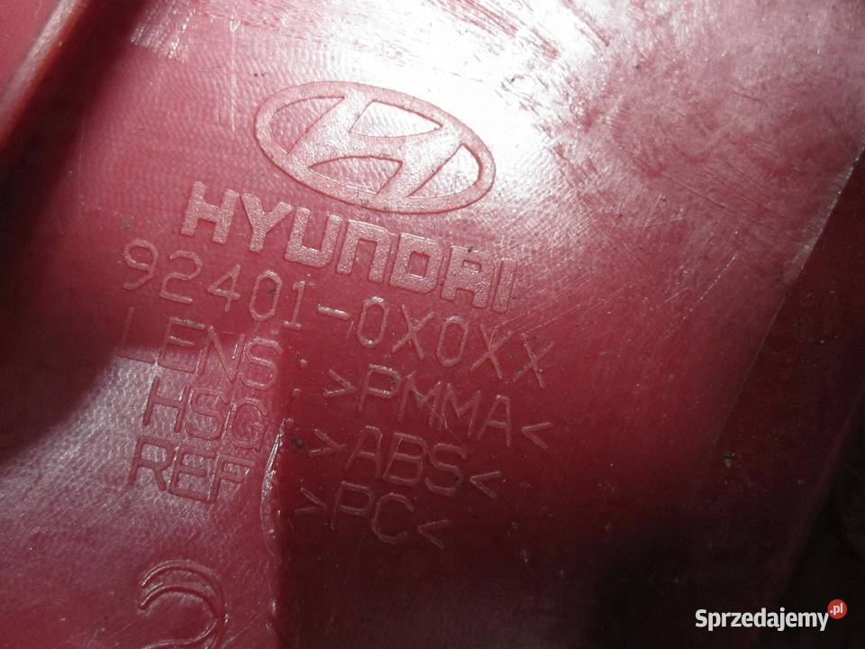 HYUNDAI i10 10r lampa lewa tył 924010X0XX osobowe świętokrzyskie