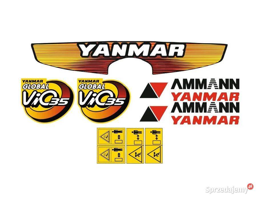 Naklejki oklejenie naklejka AMMANN YANMAR VIO 35 Janików
