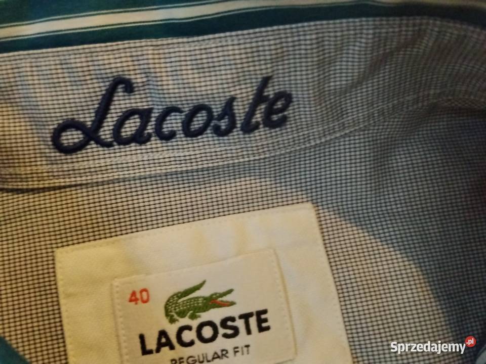 Koszula Lacoste 40 nowa 100 oryginalna Rozmiar M Odzież codzienna Łódź