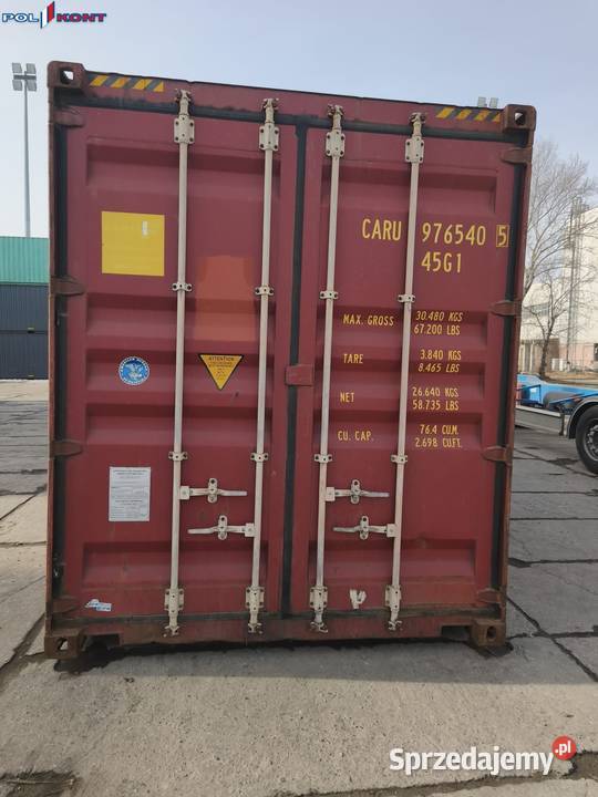 Kontener morski 12 metrowy 40 HC Pewny Kontener Olsztyn