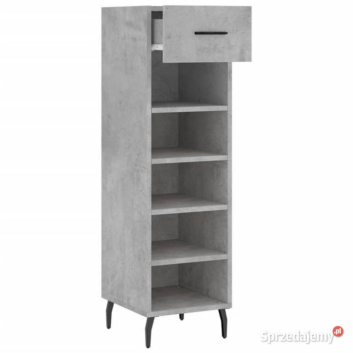 Szafka na buty szarość betonu 30x35x105 WM829696 Warszawa sprzedam