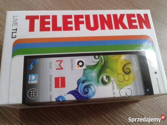 Telefon dotykowy Telefunken Live tl3 2 karty sim UMTS Giżycko sprzedam