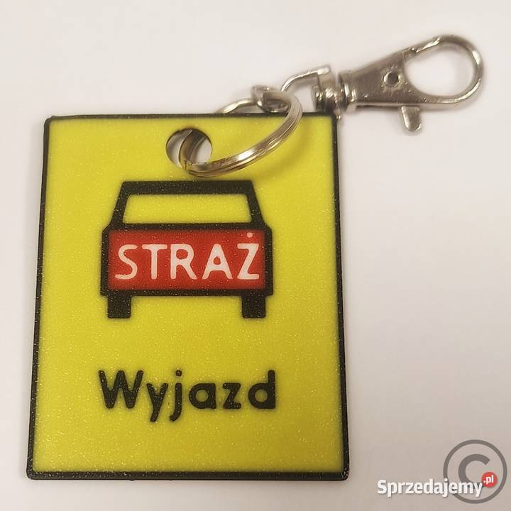 Brelok Strażacki STRAŻ WYJAZD Druk 3D Idealny lubuskie Sulechów sprzedam
