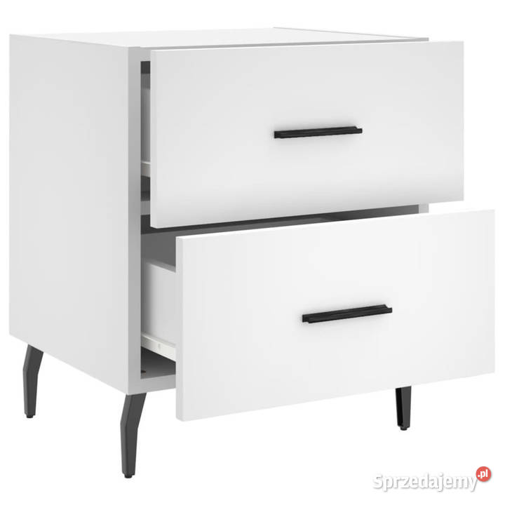 Szafki nocne 2 białe 40x35x475 WM827341 Meble Warszawa