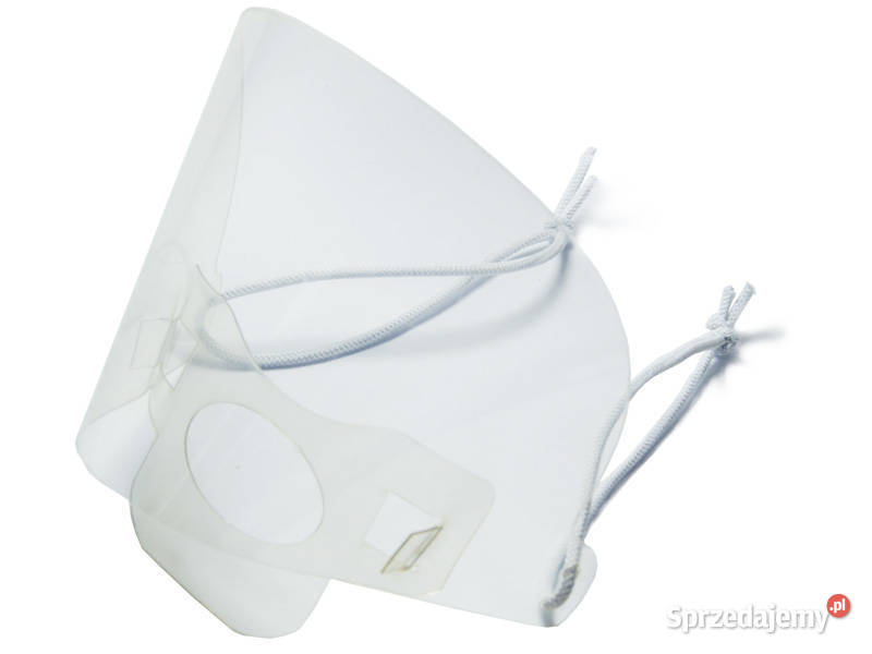 Mini maska ochronna pół przyłbica lekka półmaska Uniseks