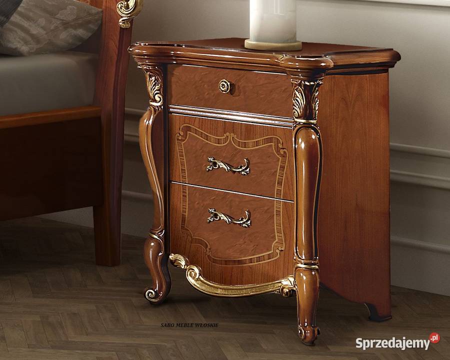 Klasyczna szafka nocna Briar 2003 wiśniowa